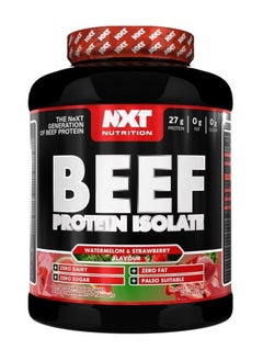 NXT Nutrition Beef Protein Isolate, Watermelon&Strawberry  Flavour,  1.8kg, 60 Servings 