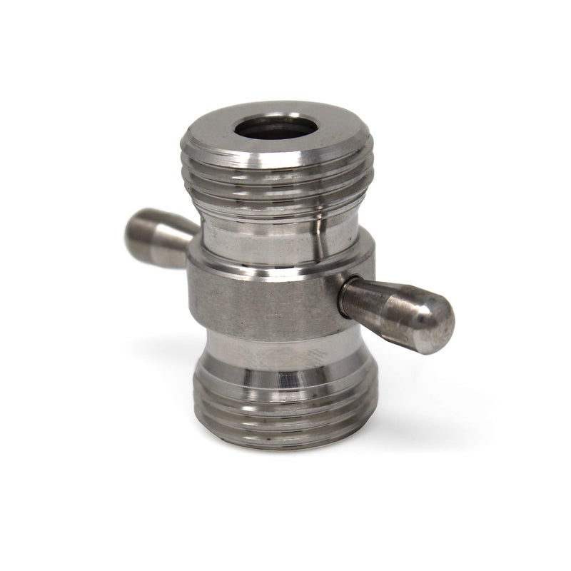 Kegco Micromatic Duplex Cleaning Coupler Gray 7oz 1 piece