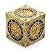 DNDND Luxury Gold MultiFunctional Spinner DND Dice Premium DD Monster Themed Metal Dice Cube for TTRPG Dungeon Masters RPG Collectors Gift Gold - Image 2