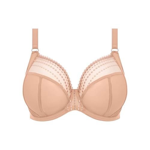 Elomi Matilda Banded Plunge Underwire Bra (8900),42HH,Cafe au Lait - Image 4