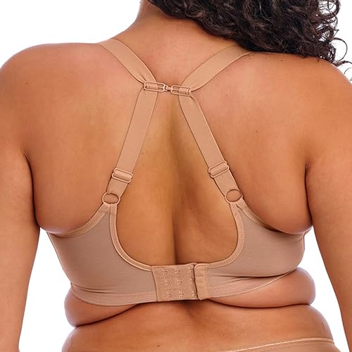 Elomi Matilda Banded Plunge Underwire Bra (8900),42HH,Cafe au Lait - Image 3