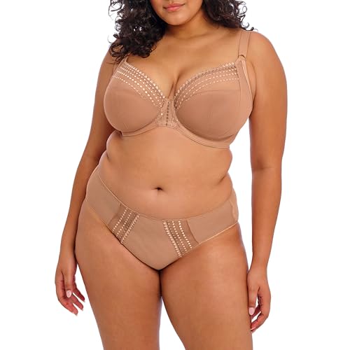Elomi Matilda Banded Plunge Underwire Bra (8900),42HH,Cafe au Lait - Image 5