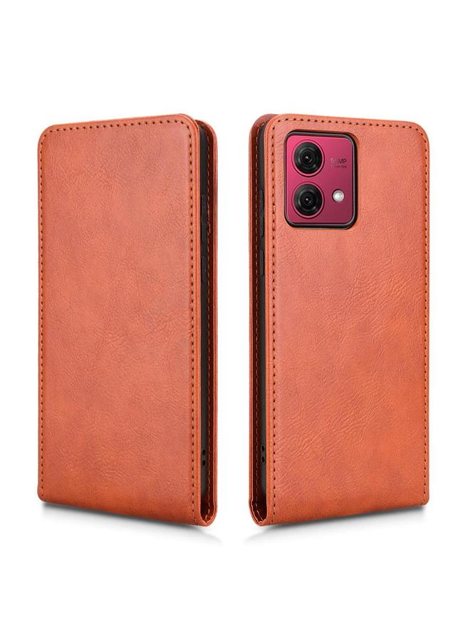 S-TOP Case For Motorola Moto G84 5G Magnetic Vertical Flip Leather Phone Case - Image 2