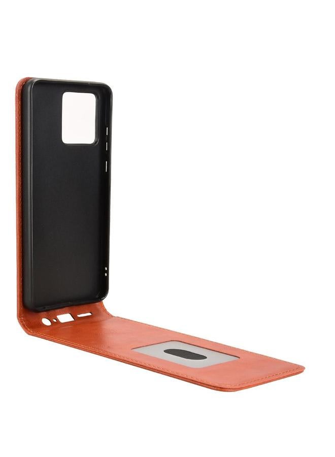 S-TOP Case For Motorola Moto G84 5G Magnetic Vertical Flip Leather Phone Case - Image 3