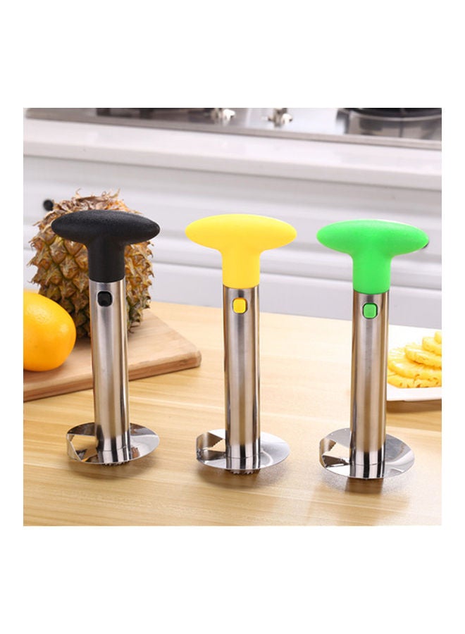 Corer Stainless Steel Pineapple Cutter Fruit Slicer Cutter Yellow  - Image 3