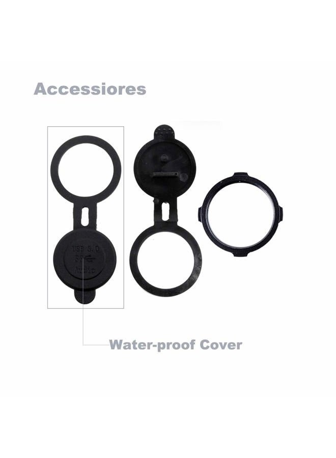 Kework Metal USB 3.0 Port & 3.5mm Jack Mount With Light, 3.3ft USB & 3.5mm Male to USB & 3.5mm Female Flush Mount Panel Mount Extension AUX Cable for Car Truck Boat Motorcycle Dashboard (Gray & 3.3ft) - Image 4