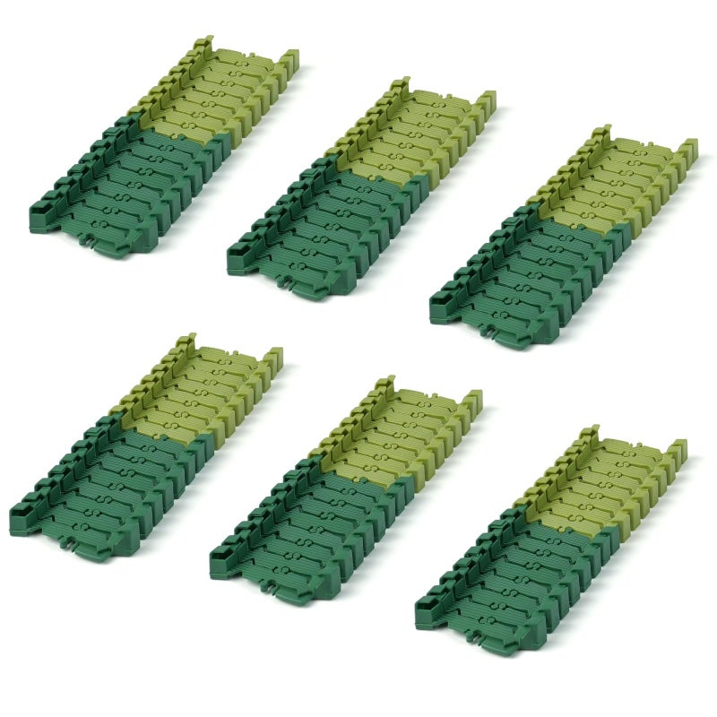 GIAT 96 Pcs Dinosaur Car Track Expansion Kit Birthday Gift for Boys Kids Ages 3 4 5 6 7 Compatible with Most Dino Flexible Tracks AddOn Accessory Toy for Building Dinosaur Raceway - Image 3
