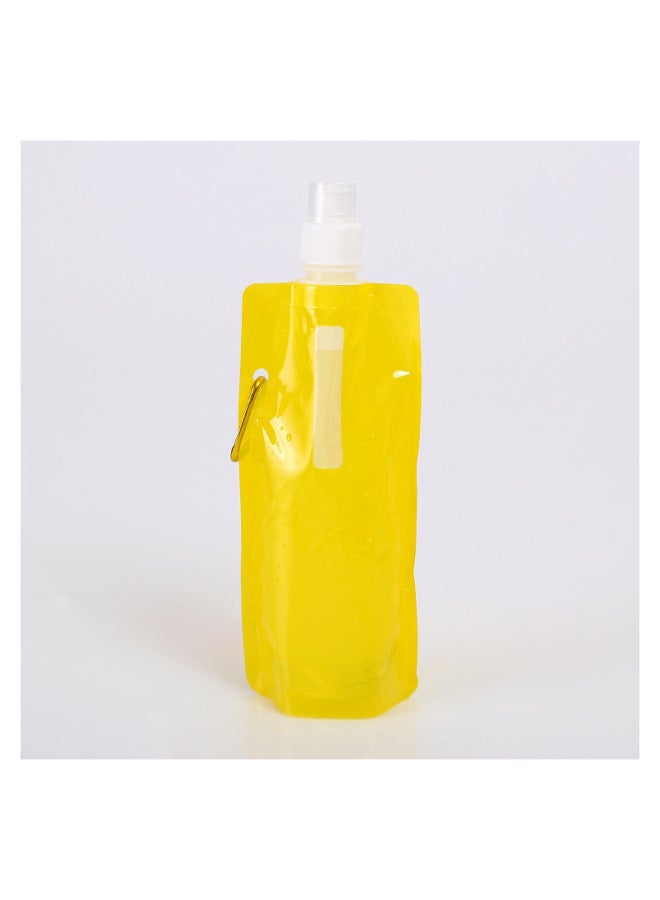 Manufacturers Produce Portable Foldable Water Bag Sports Water Bag Portable Sports Water Bag 480ml Water Bag-Color:Red-Capacity:480ml  - Image 5