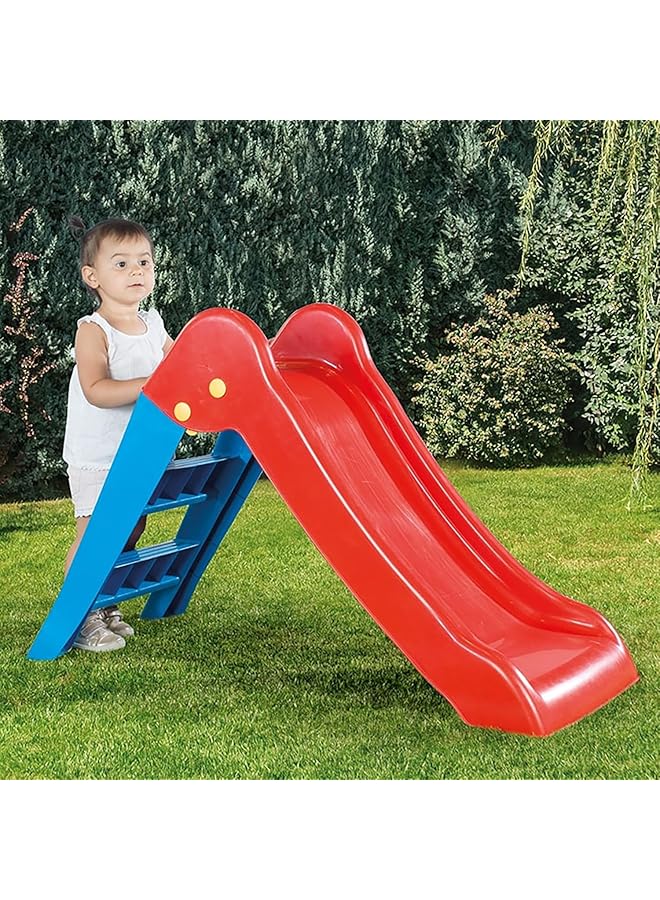Dolu Kids Slide Red & Blue With A Ladder Playset For Indoor Or Outdoor For Ages 2+ Years Old - Image 3
