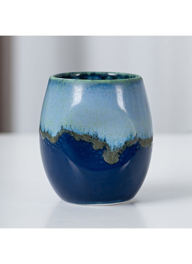 NIBEMINENT - Retro Creative Coarse Pottery Coffee Mug Niche Design Ceramic Kiln Tea Cup 230ml - Image 1