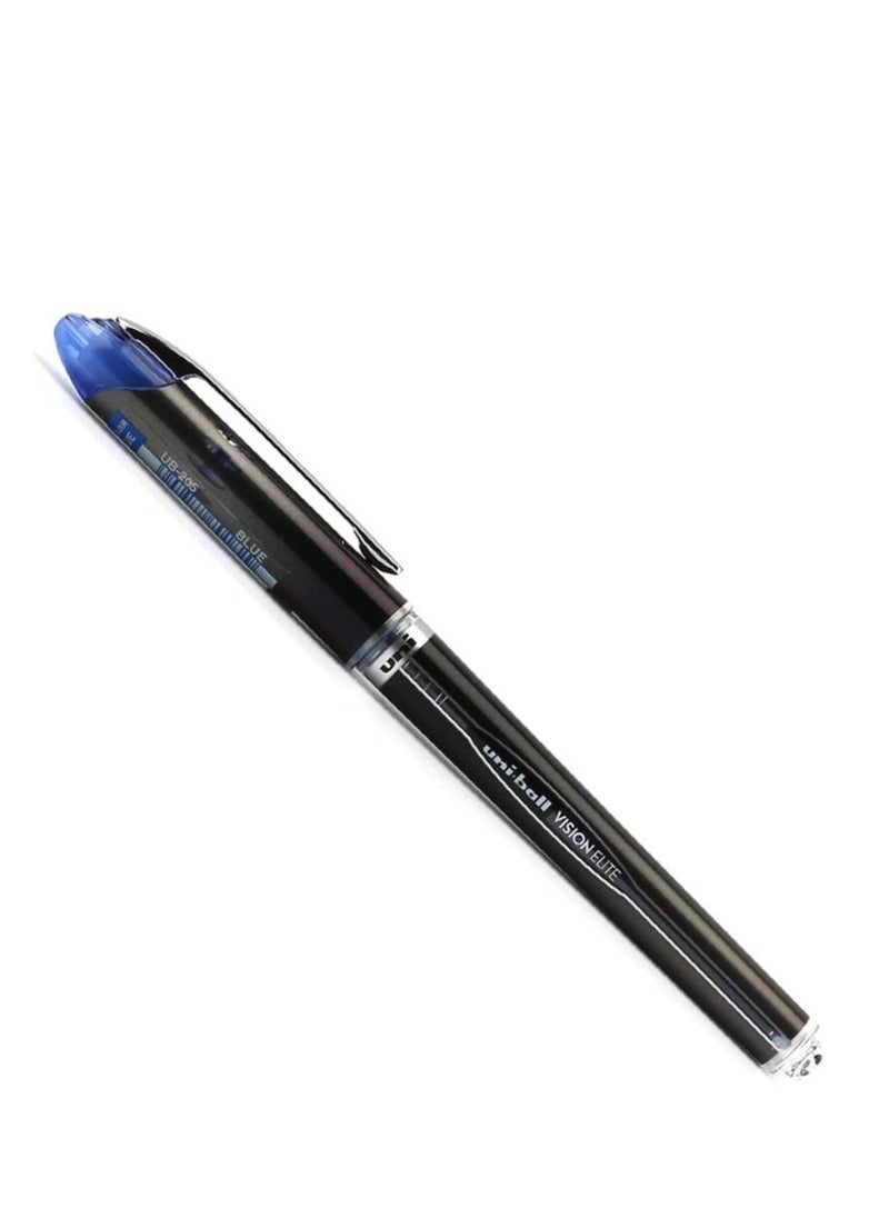 Uniball 12-Piece Vision Elite Micro Roller Pen 0.5mm Tip Blue Ink  - Image 2