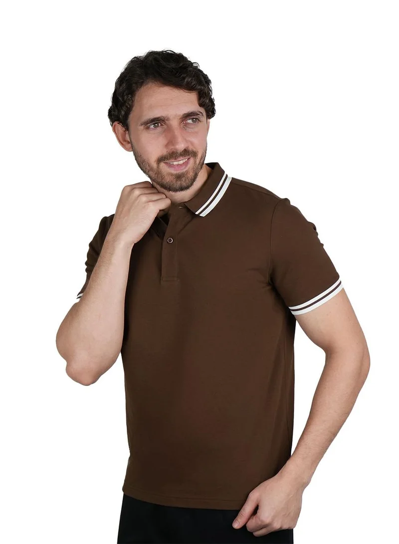 GIORDANO Men's Slim Fit Pique Polo: Elevated Comfort, Modern Style