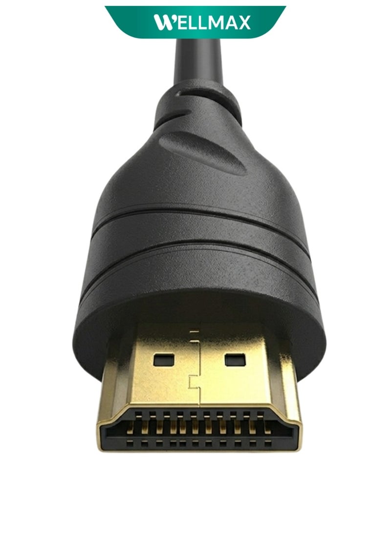 WELLMAX WM HDMI Cable 2 Meter High Speed 4K Ultra HD Video Cable HDMI to HDMI for TV Laptop Monitor Gaming Console Projector Durable WELLMAX HDMI99 - Image 2