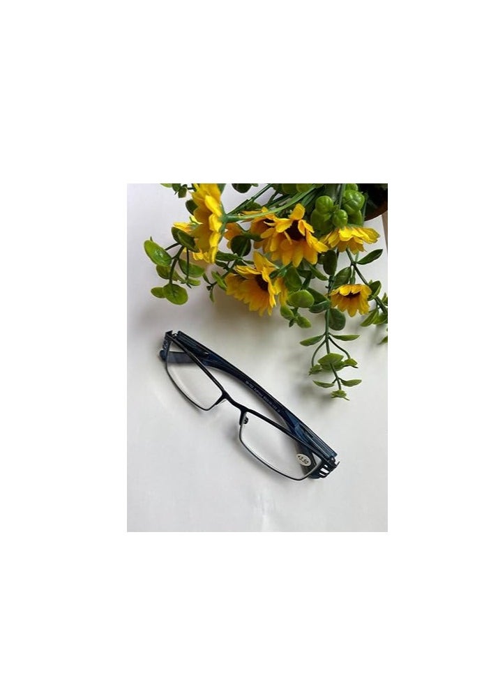 Generic MySouq-Store Metal Colored Reading Glasses for Men and Women  - Image 4