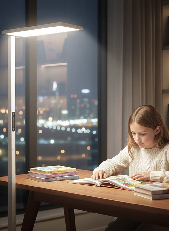 Vmax Modern LED Floor Study Lamp – Adjustable Eye-Care Reading Light with Flexible Arm, Dimmable Brightness, Touch Control, Energy Efficient, Ideal for Home, Office & Study Room - Image 1