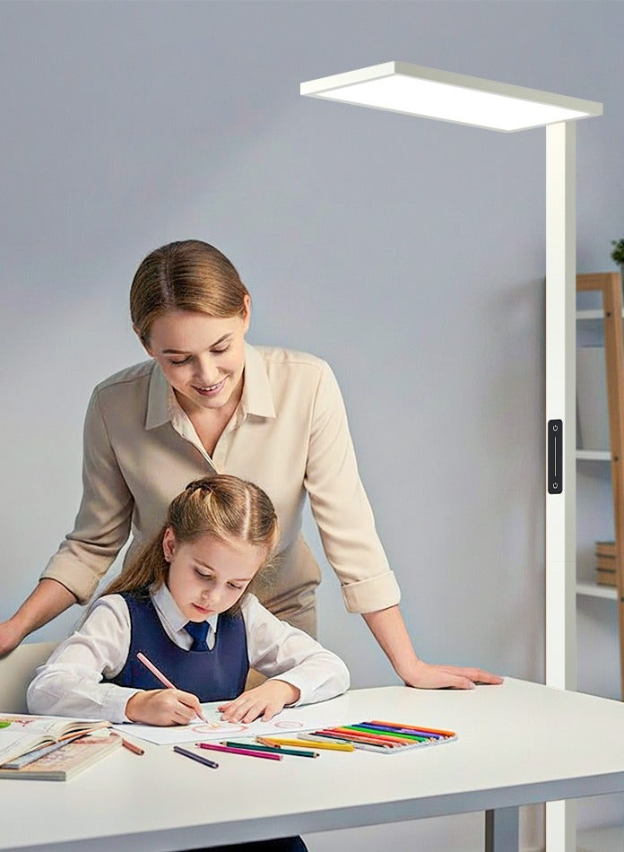 Vmax Modern LED Floor Study Lamp – Adjustable Eye-Care Reading Light with Flexible Arm, Dimmable Brightness, Touch Control, Energy Efficient, Ideal for Home, Office & Study Room - Image 4