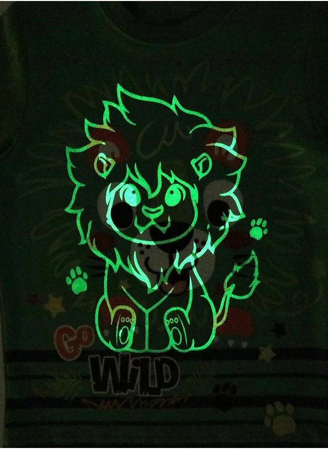 بيبي كلو Go Wild Jungle Glow-in-the-Dark PJs for Boys