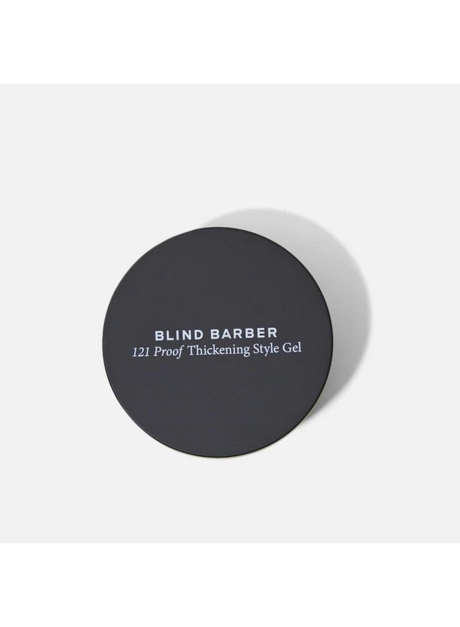 Blind Barber 121 Proof Thickening Style Gel Medium To Strong Hold Hair Gel Waterbased Styling Gel For All Hair Types Paraben & Sulfate Free Hair Products For Men (2.5 Ounce) - Image 3