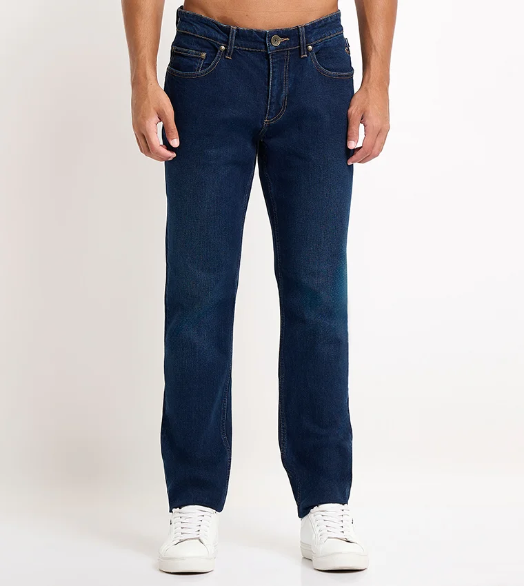 Lightly Washed Slim Fit Jeans