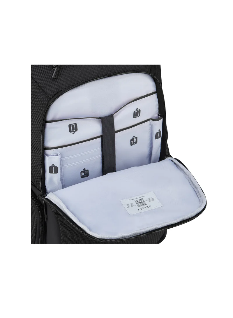 DELSEY Paris Parvis+ 2 Compartment Backpack Laptop 13.3 Inch Black - 394460200