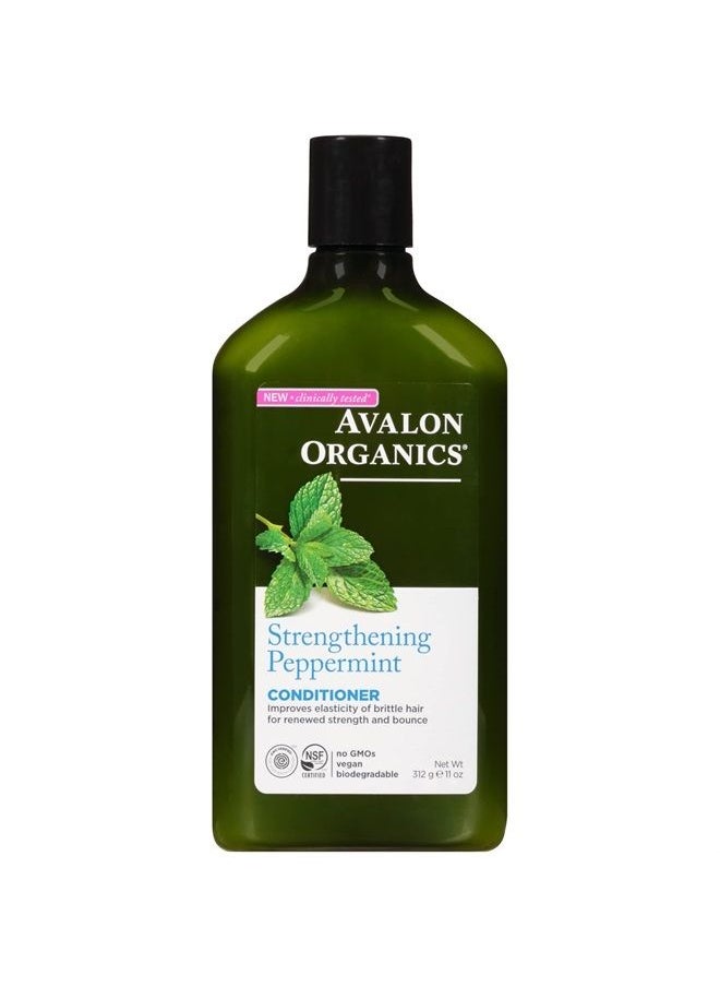 Avalon Organics - Conditioner, Strengthening Peppermint, 11 Oz - Image 1