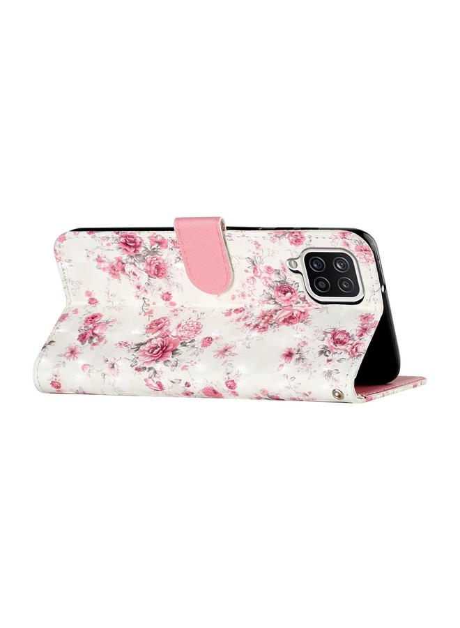 S-TOP Case For Samsung Galaxy A12 3D Pattern Horizontal Flip Leather Case with Holder & Card Slots & Wallet - Image 4