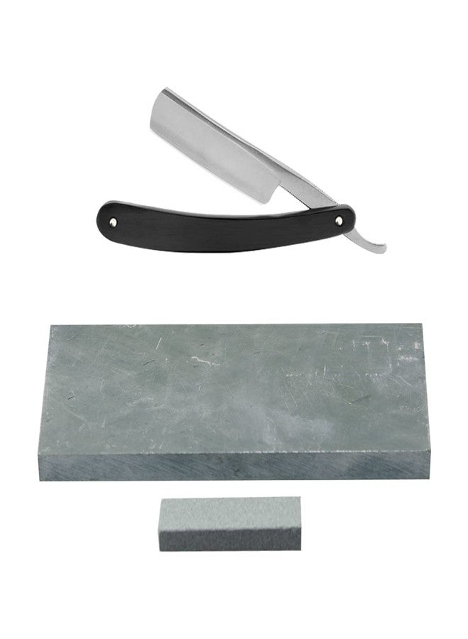 Grandslam Shaving Kit - Straight Razor With Leather Strop, Sharpening Stone, Brush, Bowl, Soap - Gift for Men - Image 5