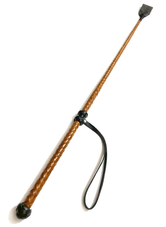 PETS TRIANGLE 27" Premium Leather Stick for Dog Training and Horse Riding - Image 1