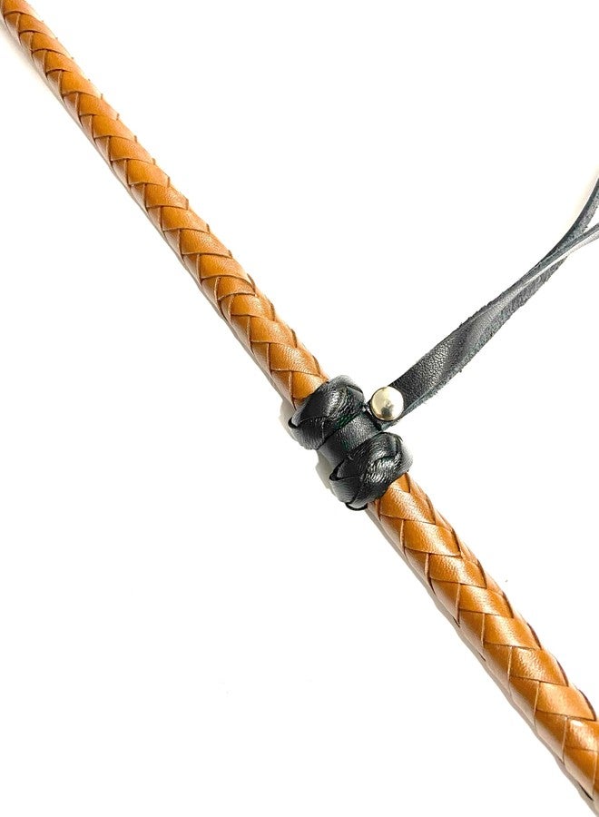 PETS TRIANGLE 27" Premium Leather Stick for Dog Training and Horse Riding - Image 3