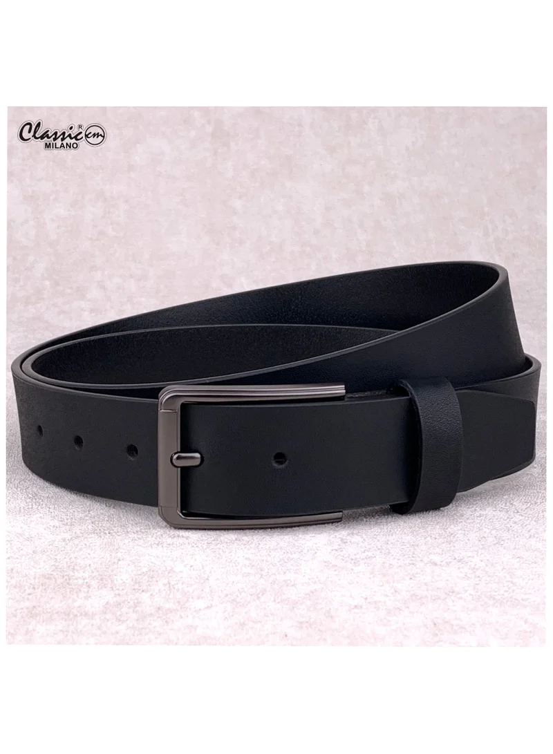 Classic Milano Classic Milano Genuine Leather Belt for Men – Black and Brown Formal Belt – Men Belts for Office & Business Wear – Mens Belt Leather with Gift Box