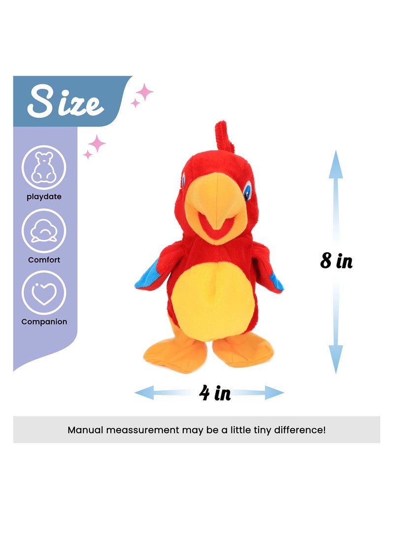 Excefore - Funny Talking Parrot Repeats What You Say, Electric Speaking Walking Parrot Toys, Multifunctional Plush Pronunciation Parrot, Repeat Speaking Parrot Bird Toys Creative for Children Kids - Image 1
