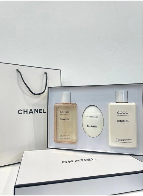 Coco Chanel Shower Gel, Lotion and Hand Cream Set