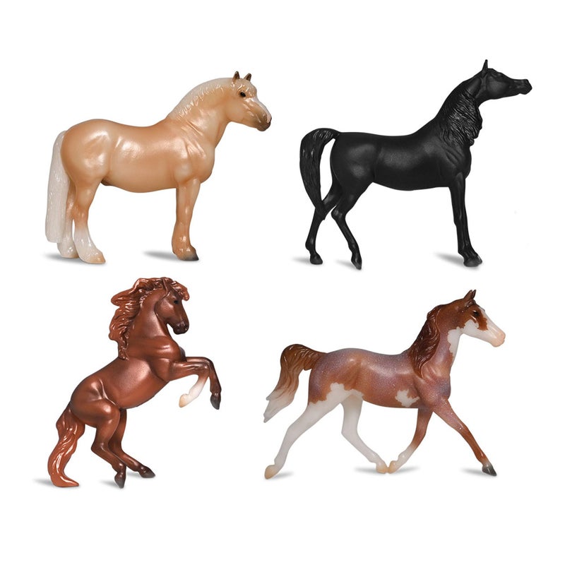Breyer مجموعة خيول بريير ستابلميتس ديلوكس مع ثمانية خيول BSM10258 متعددة الألوان - Image 3