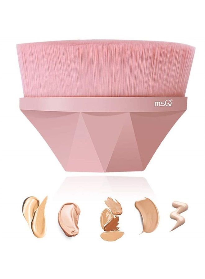 MSQ Foundation Brush Makeup Brush with Case, Pink