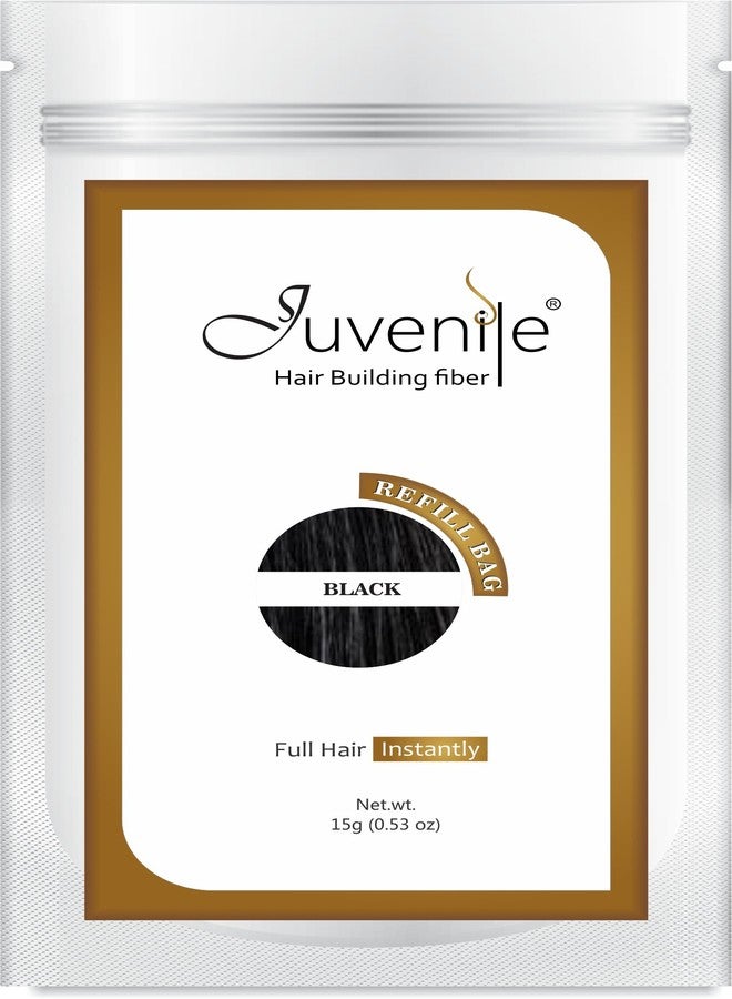 جوفينايل عبوة إعادة تعبئة ألياف الشعر للأطفال باللون الأسود 15 جرام - Image 1