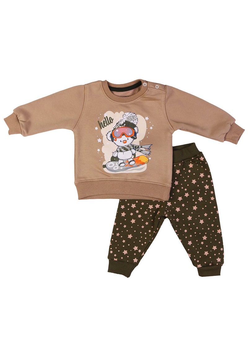 زيركون بيجامة شتوي مواليد - Image 1