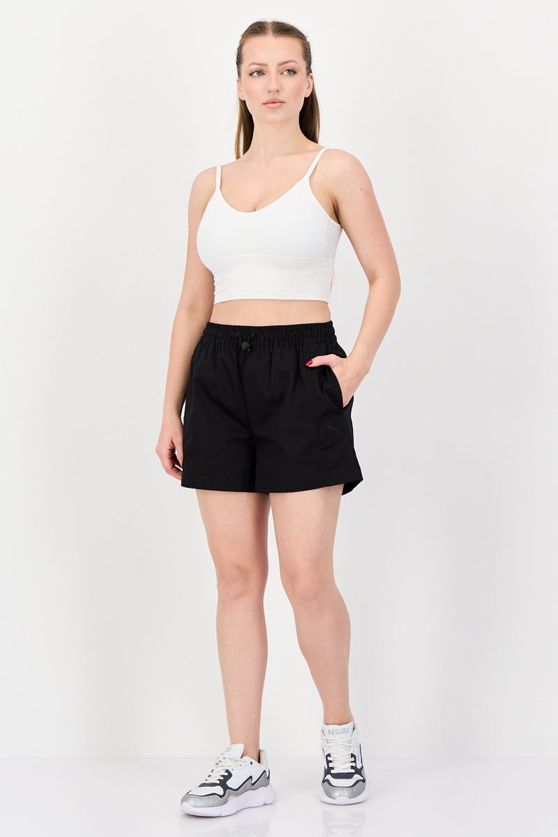 PUMA Women Relaxed Fit Training Shorts, Black - Image 4