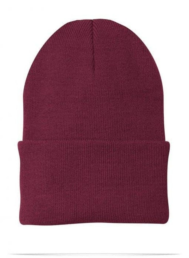 VINSON Boy's and Girl's of School Winter Woolen Cap and Glove (5-10 Years) (Marron) - Image 2