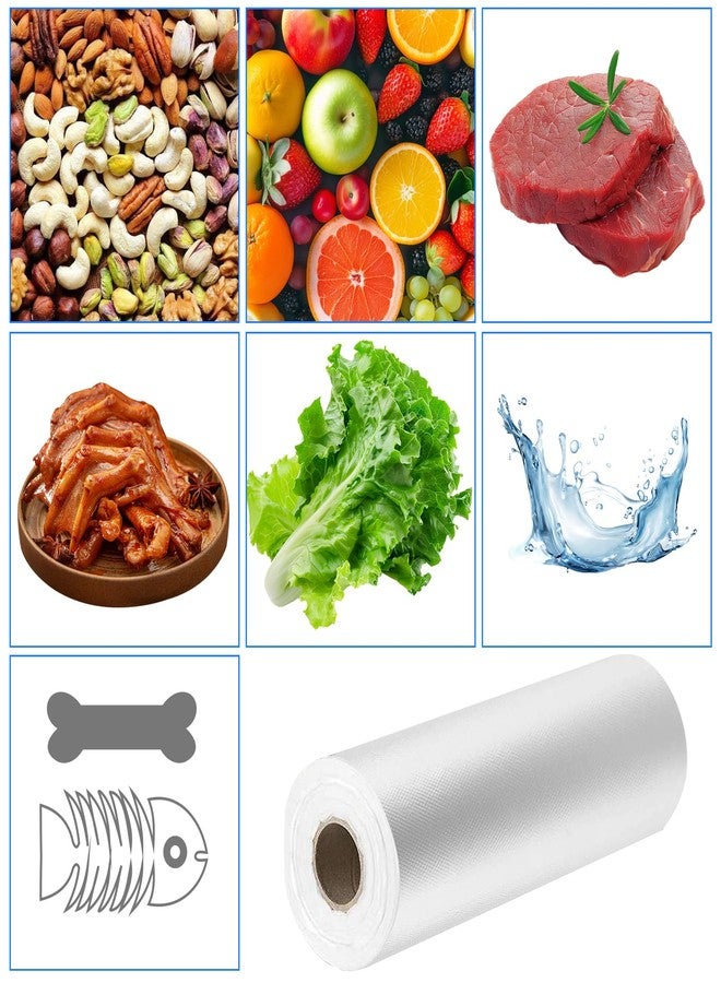 Immuson Plastic Bags for Food,12"x16" Clear Plastic Produce Bags on a Roll,Clear Storage Bags for Vegetable,Fruit and Meat,Used as Garbage Bags,Storage Bags and Pet Garbage Bags, 350 Bags per Roll - 2 Roll - Image 3
