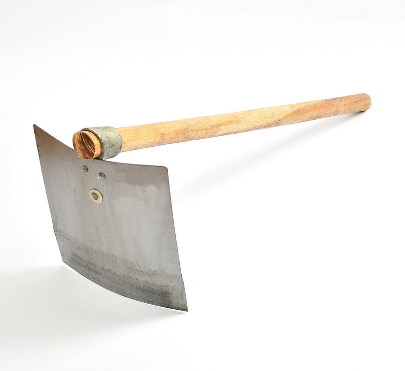 Krufe® Temper Mild Steel Blade Spade, Shovel, Fawda, Kassi (10"x11") -Premium Garden Tool for Digging, Planting, and Landscaping - Heavy-Duty Construction with Ergonomic Handle for Comfortable Grip - Image 5