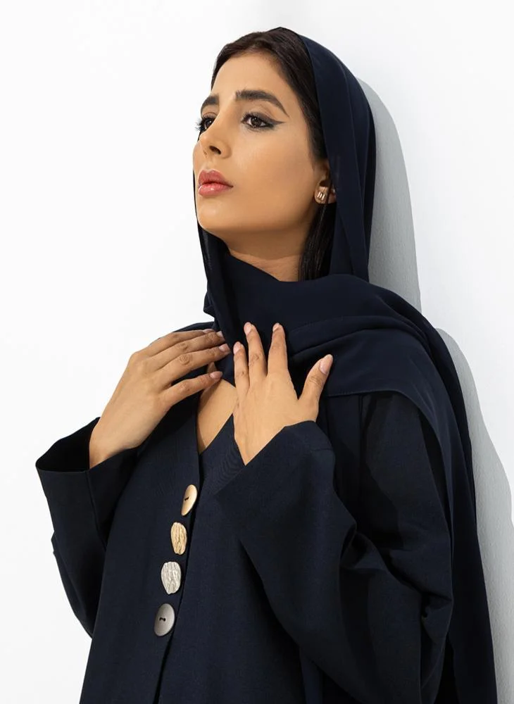 ميم باي ماريا Front open abaya with sheila