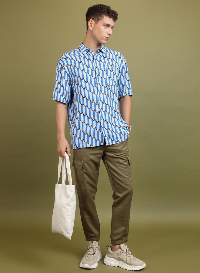 HIGHLANDER Mid Rise Slim Fit Drawstring Cargo Joggers - Image 2