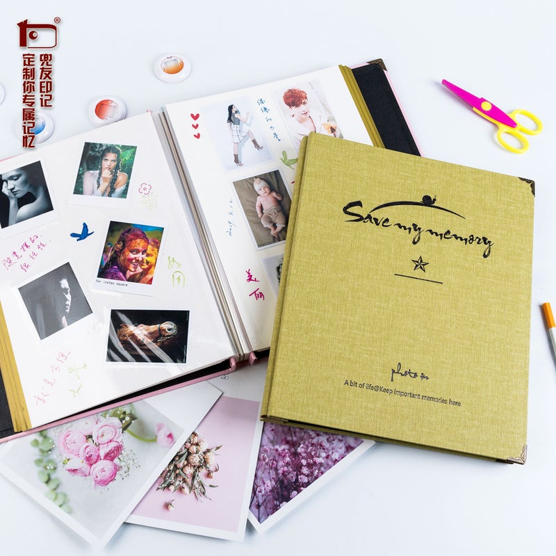Laminated Self-Adhesive Photo Album, Large Capacity DIY, 50 Pages - Image 1