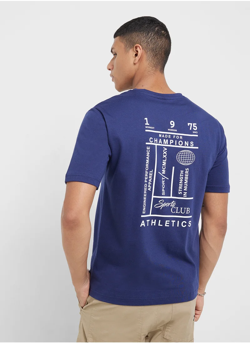 سفنتي فايف Oversized Graphic T-Shirt