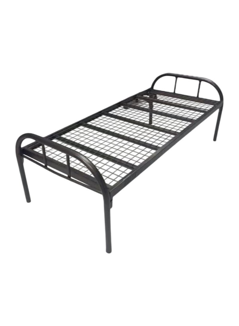 Iron single bed, size 190*90 cm, with a single mattress, size 190*90*10 cm, with a 5-piece national hotel mattress, with a 75*50 pillow - Image 3