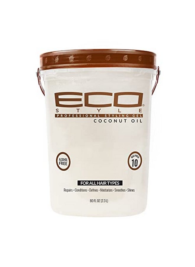 Coconut Oil Styling Gel Adds Luster And Moisturizes Hair Weightless Styling And Superior Hold Prevents Breakage And Split Ends Promotes Scalp Health Ideal For All Hair 80 Oz