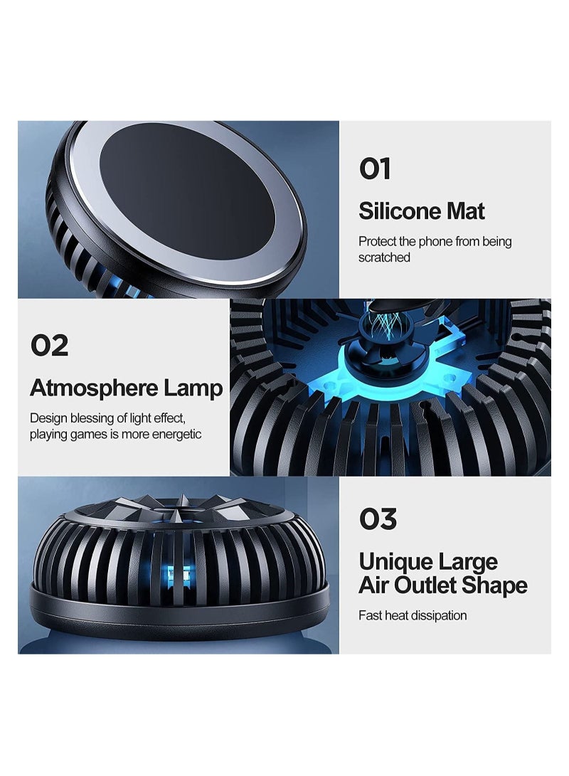 إسكدنيا مبرد هاتف مغناطيسي مبرد نصف موصلي لتبريد الهاتف المحمول محمول ومناسب لجميع أنواع الهواتف المحمولة فوق 4.5 بوصة. - Image 3