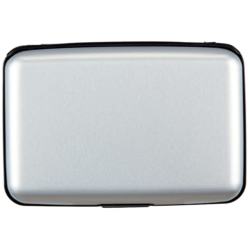 Kaabao Credit Card Holder, RFID Blocking Metal Card Wallet for Women Men Slim ID Card Holders Protector Aluminum Business Hard Case (Silver) - Image 1