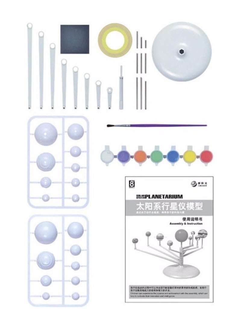 ماجيك واند مجموعة أدوات العلوم للأطفال من Magicwand مصنوعة من بلاستيك ABS، متوهجة في الظلام، نموذج القبة السماوية للنظام الشمسي - Image 4