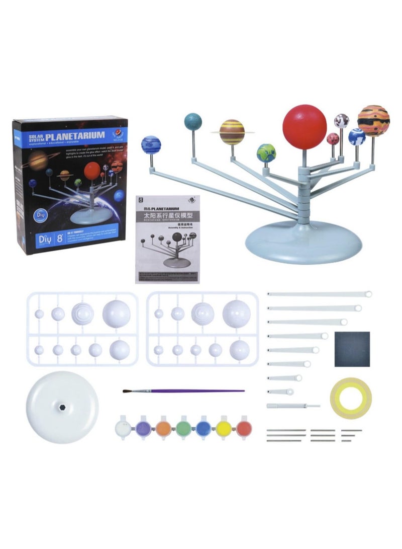 ماجيك واند مجموعة أدوات العلوم للأطفال من Magicwand مصنوعة من بلاستيك ABS، متوهجة في الظلام، نموذج القبة السماوية للنظام الشمسي - Image 2